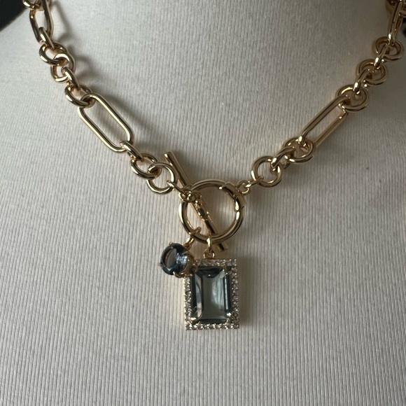 Ralph Lauren pave necklace and earrings set - Picture 3 of 3